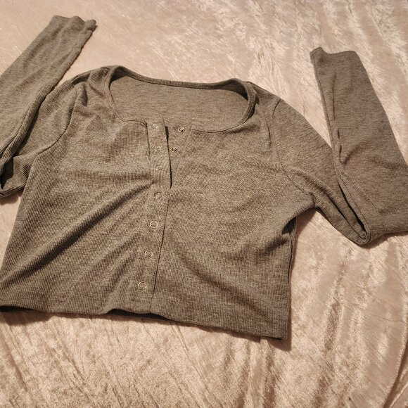 Long sleeve crop top - Picture 1 of 1